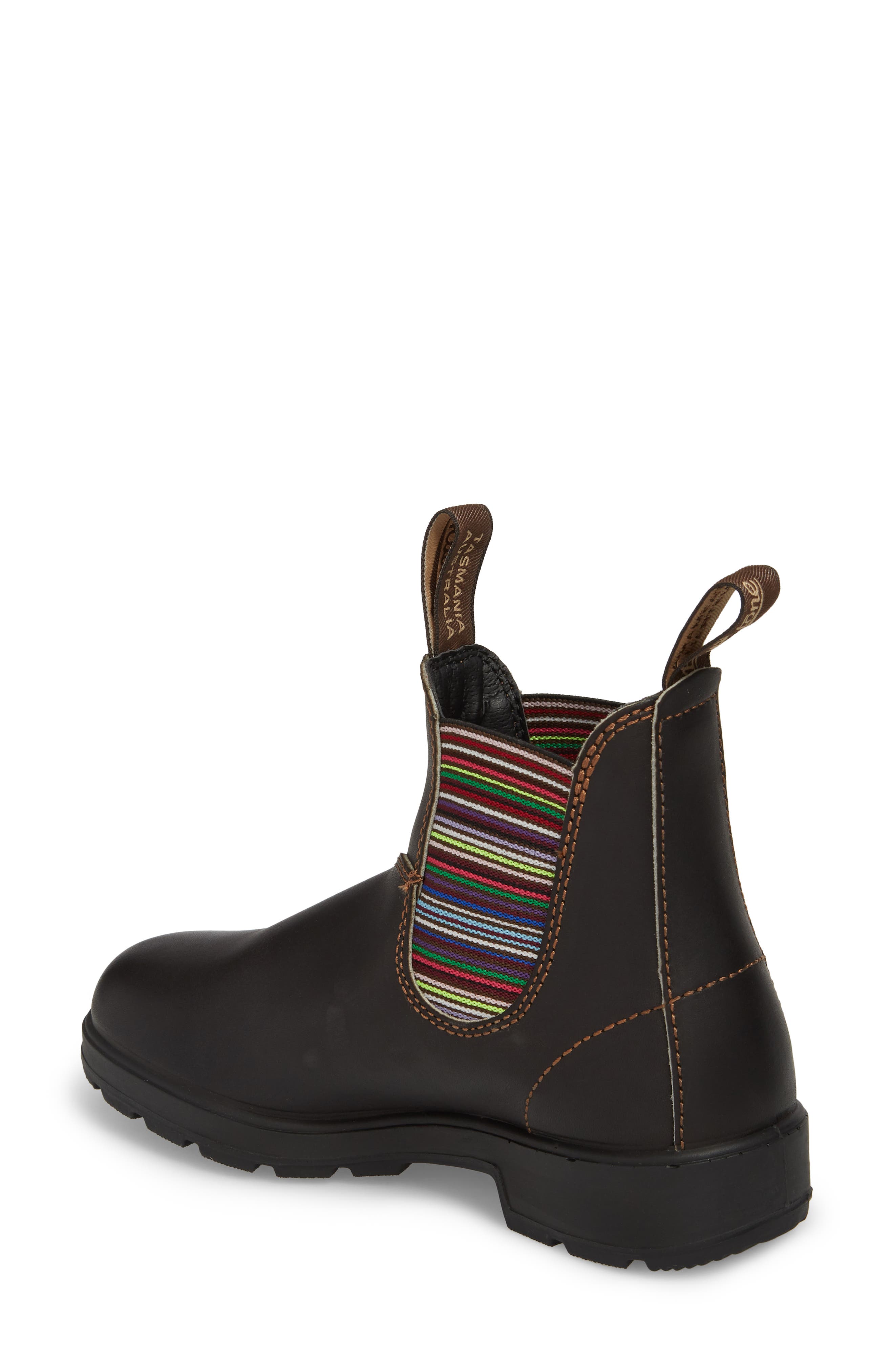 Gender Inclusive Black Chelsea Boot, Alternate, color, BROWN/MULTI