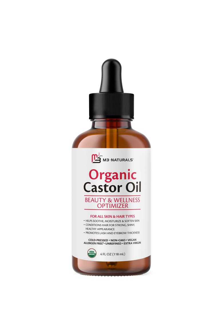 Organic Castor Oil, 4oz, Main, color, None