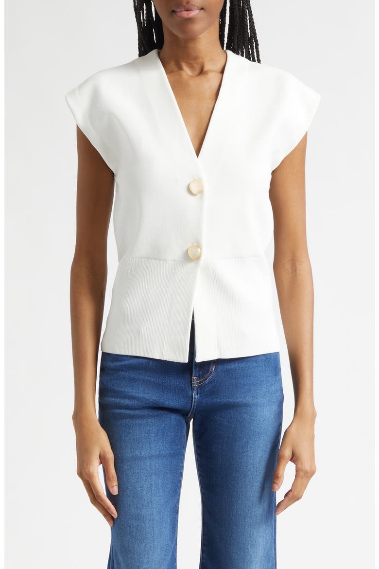 Isador Sweater Vest, Main, color, OFF WHITE