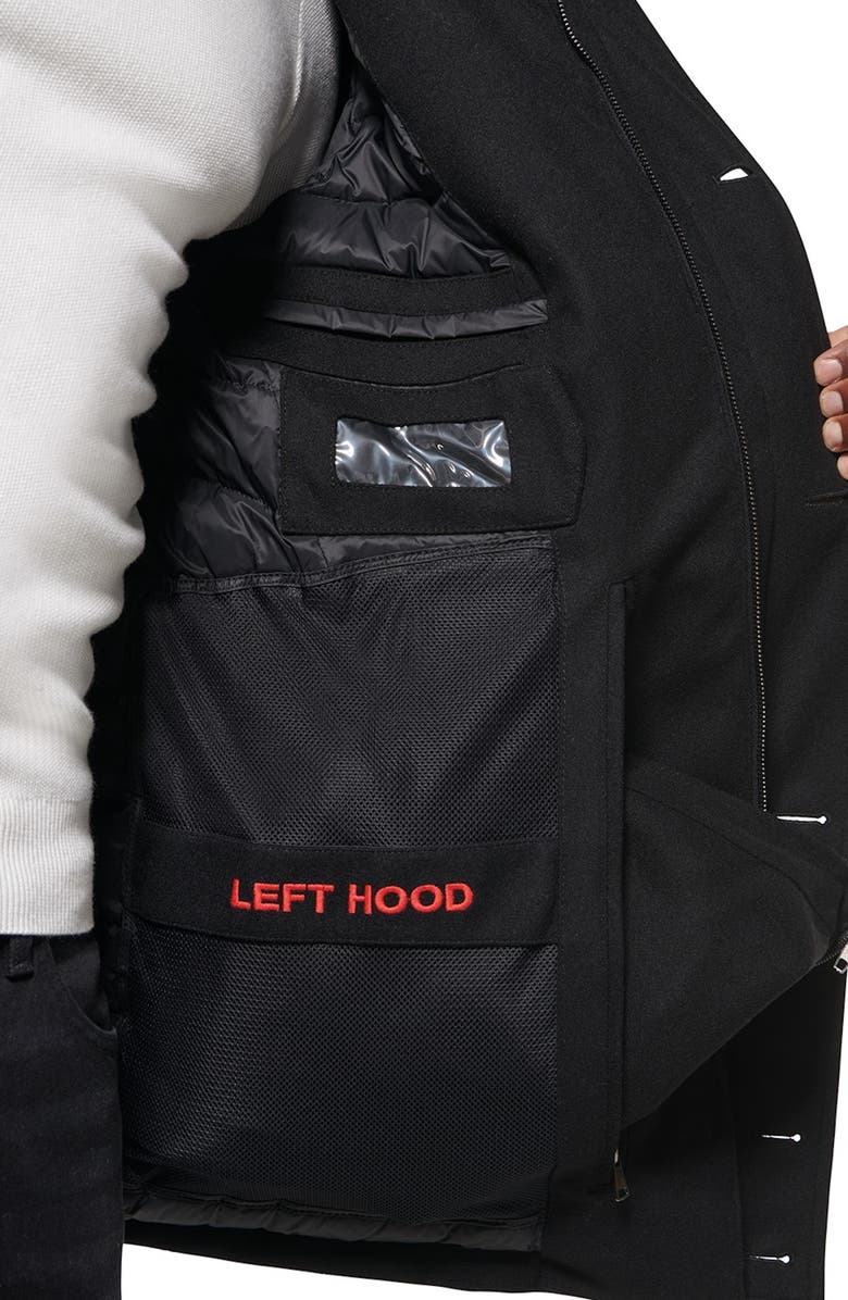 Norwegian Wool City Active Hooded Waterproof & Windproof 750 Fill Power Down Wool Blend Parka, Alternate, color, 