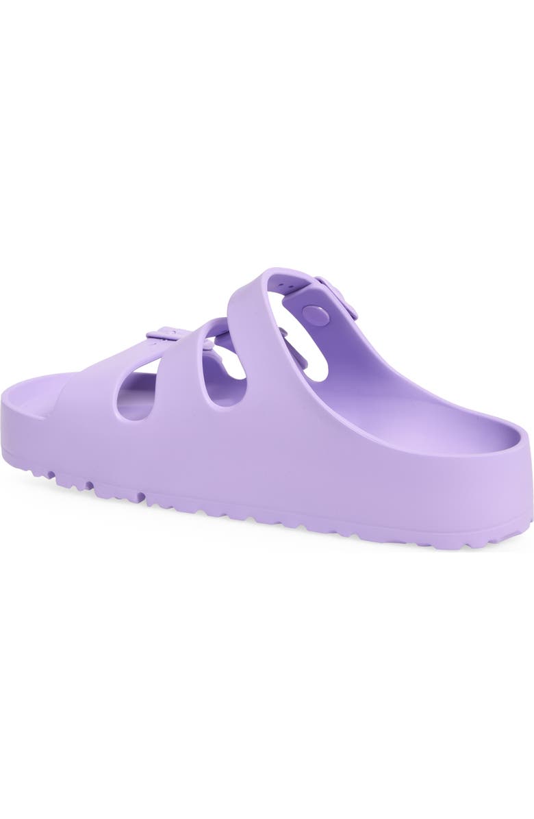 Birkenstock Papillio by Birkenstock Florida Platform Flex Essentials Slide Sandal, Alternate, color, Crocus