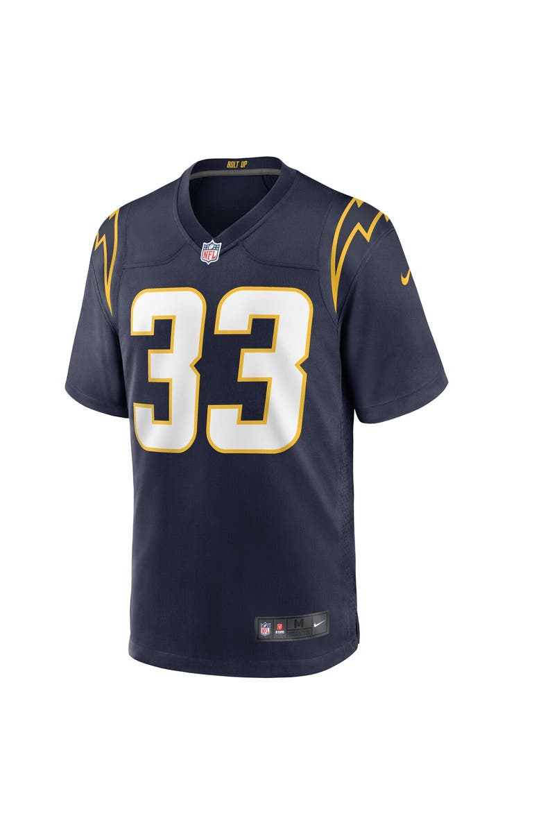 Nike Men's Nike Derwin James Navy Los Angeles Chargers Alternate Game Jersey, Alternate, color, 