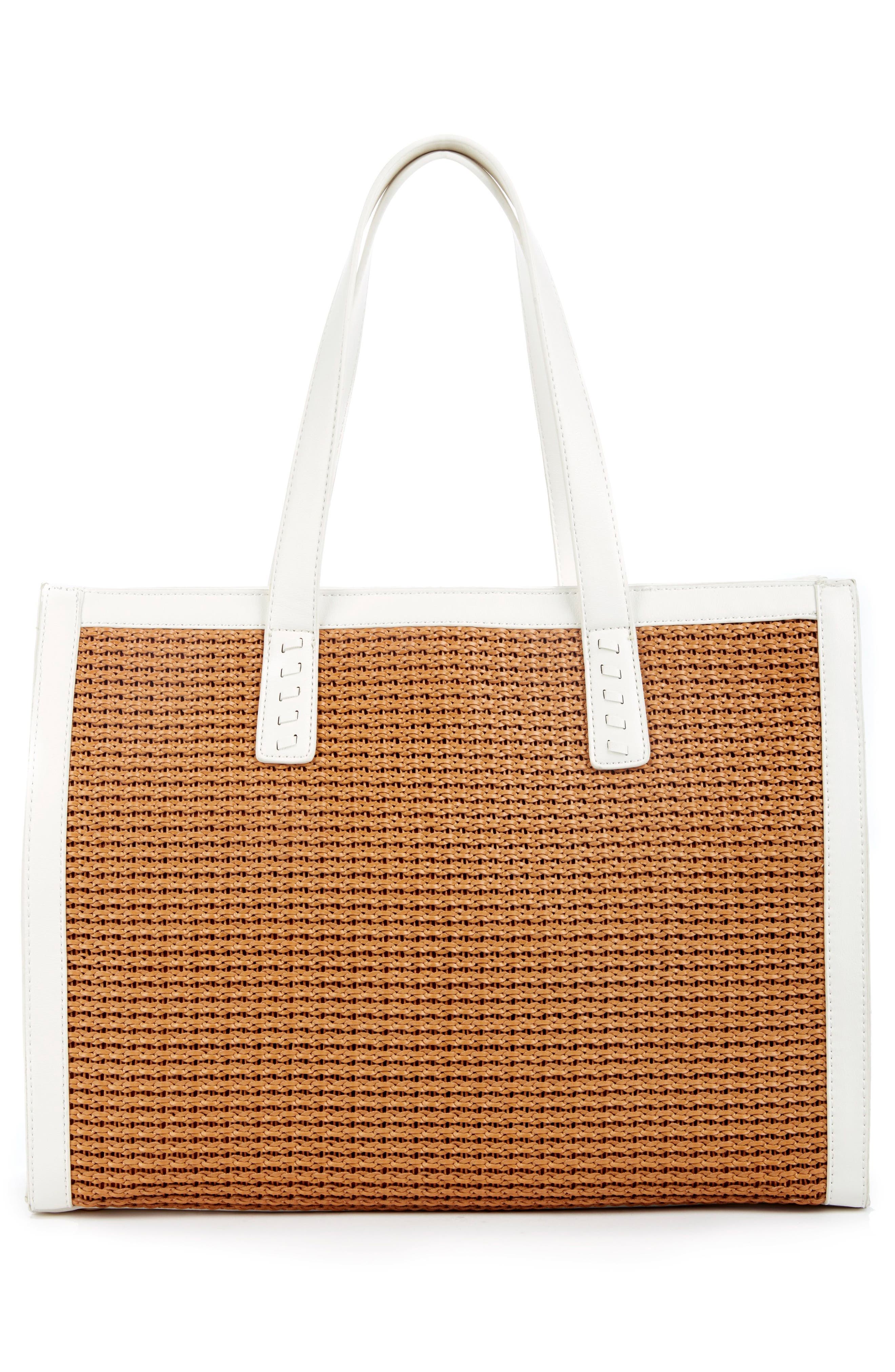 Sole Society Nikole Faux Leather Tote, Alternate, color, 