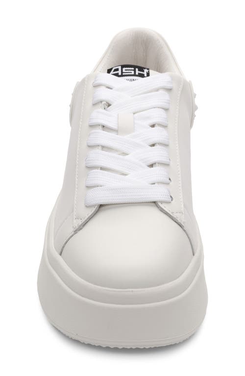 Ash Women's Moby Rubber Sneakers In White/white