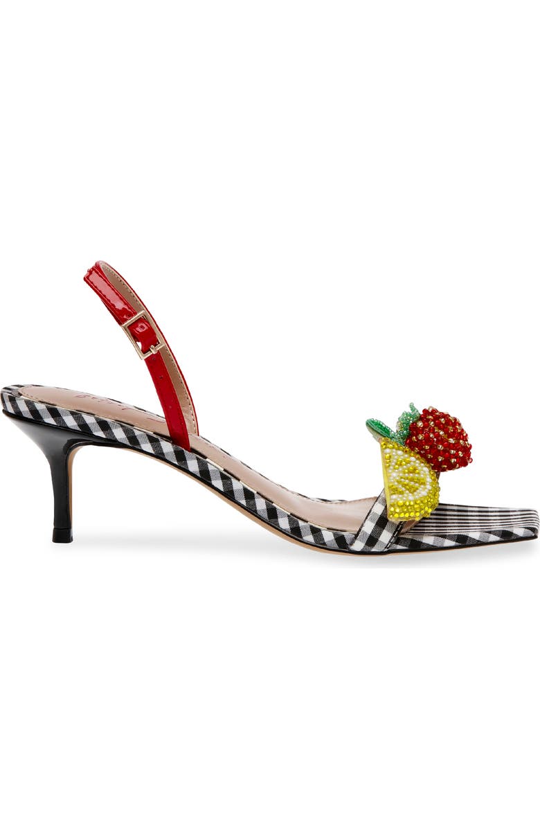 Betsey Johnson Colson Kitten Heel Sandal, Alternate, color,
