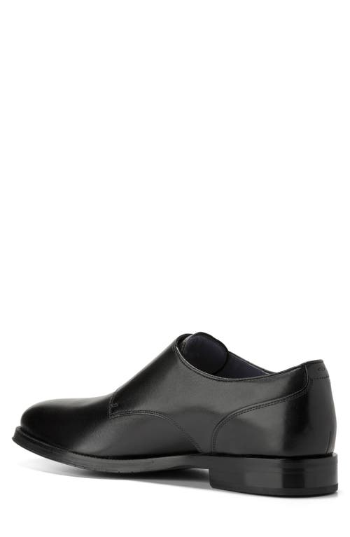 Cole Haan Carnegie Monk Strap Loafer In Black/black