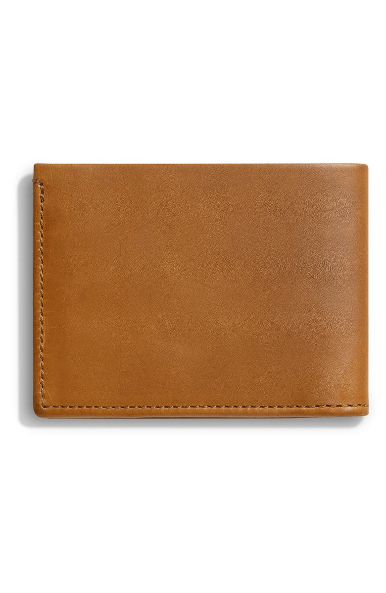 Shinola Slim Bifold Wallet, Alternate, color, Tan