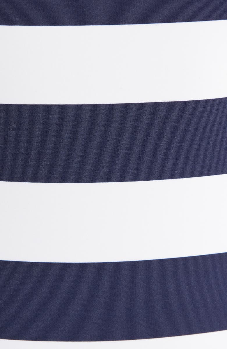 BONDI BORN Margot Stripe One-Piece Swimsuit, Alternate, color, 