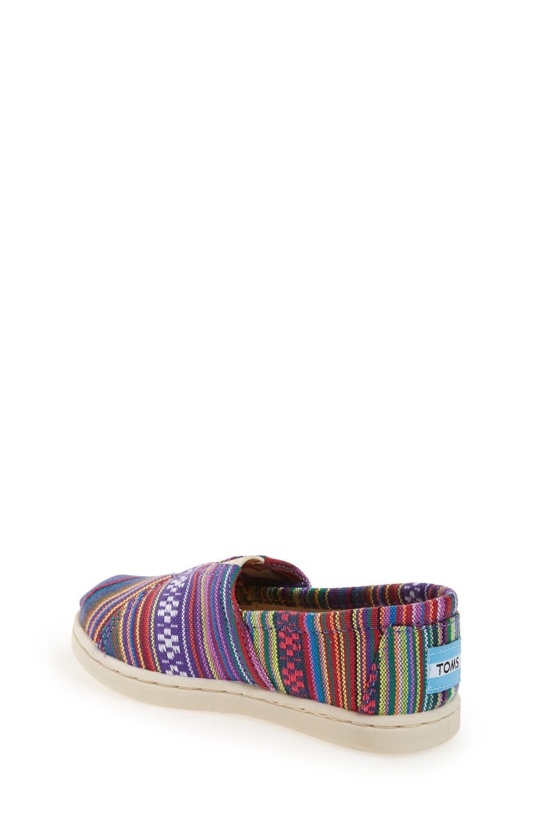 TOMS 'Classic Tiny - Colorblock' Slip-On, Alternate, color, 