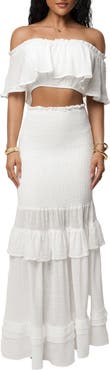 JLUXLABEL Sienna Ruffled Skirt Set