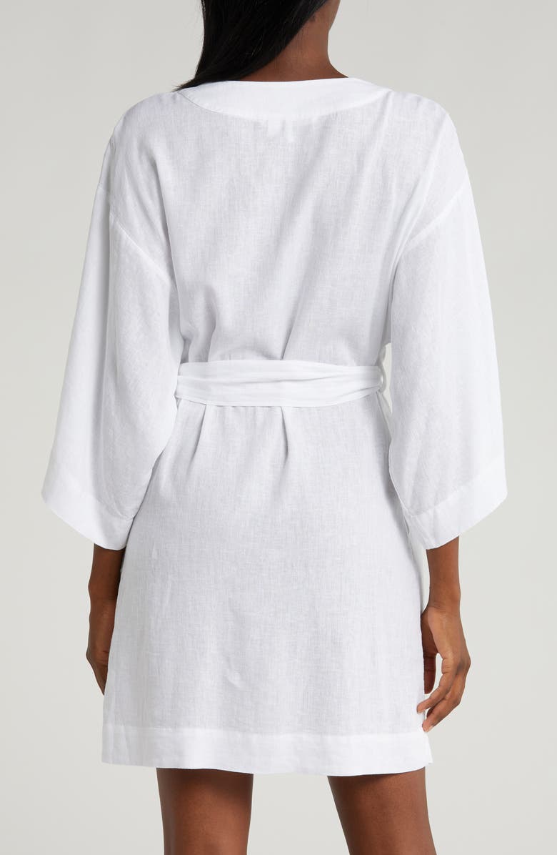 Nordstrom Vacation Linen Blend Robe, Alternate, color,