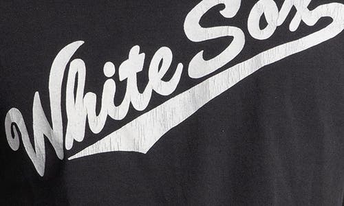 Elwood Vintage White Sox Tee In Black
