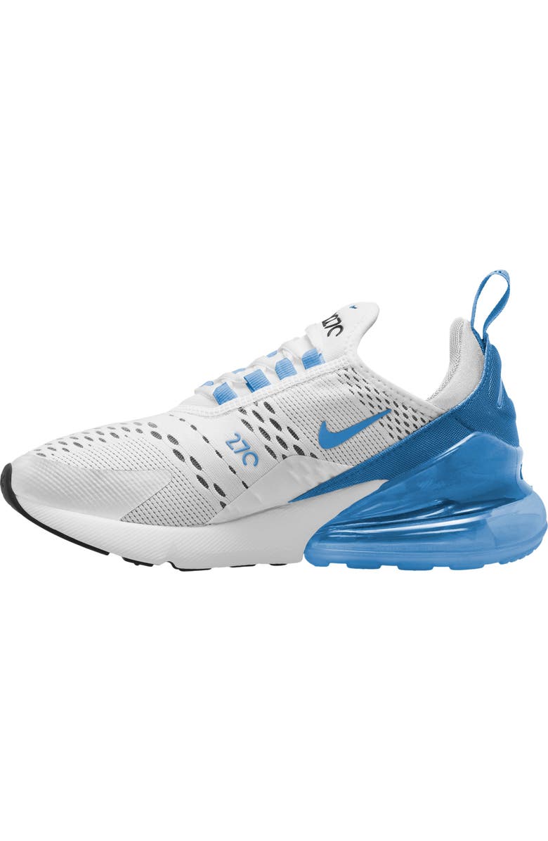 Nike Air Max 270 Sneaker, Alternate, color, White/ University Blue-Black