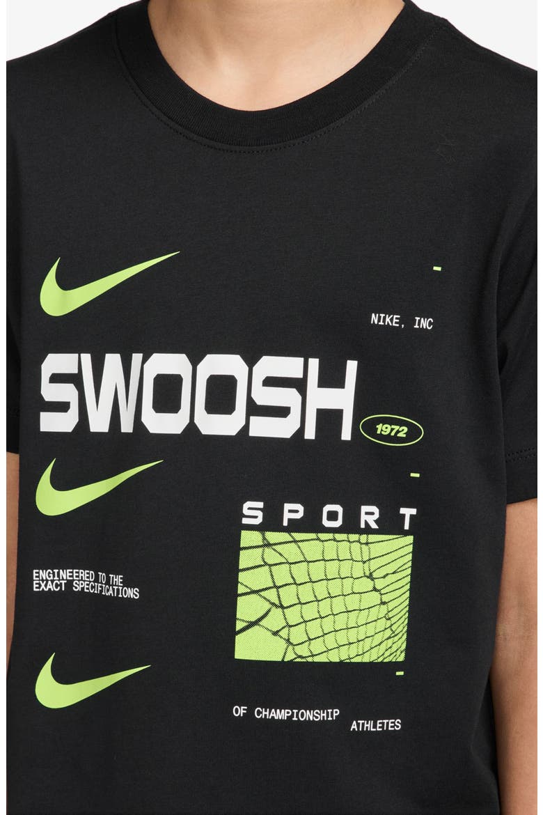 Kids' Sportswear Adapt 3 Graphic T-Shirt, Alternate, color, BLACK
