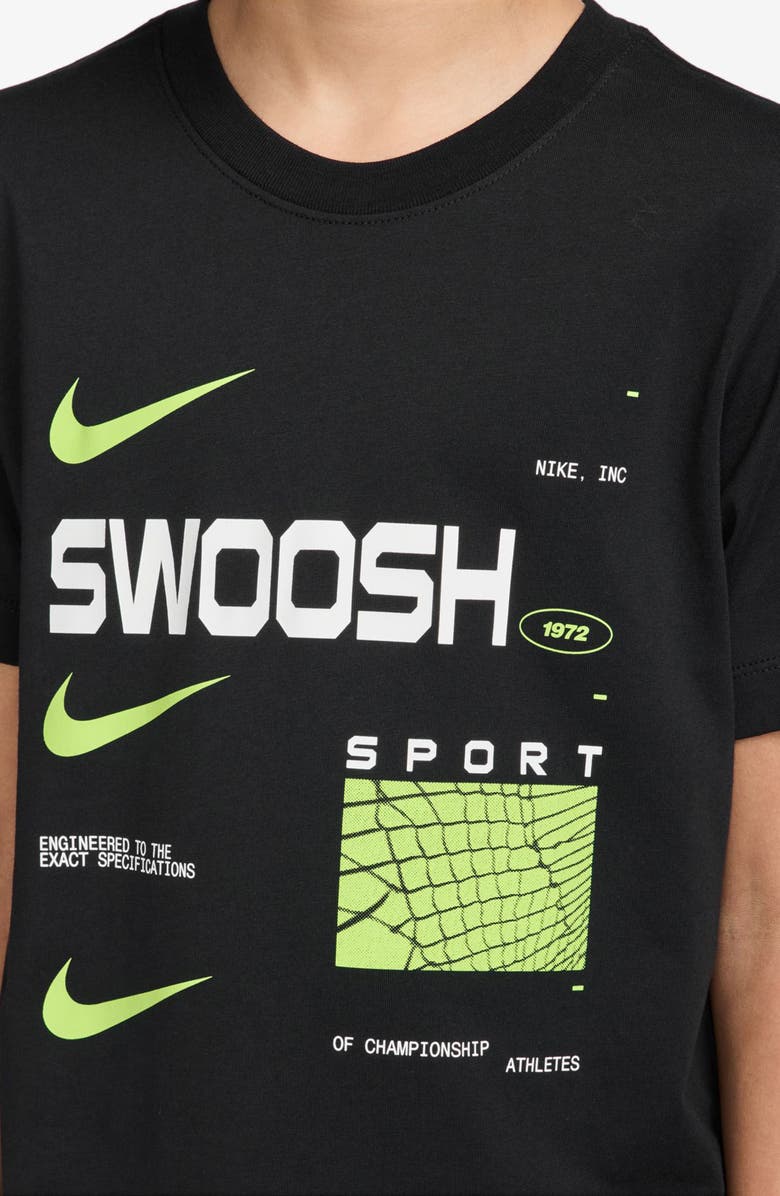 Nike Kids' Sportswear Adapt 3 Graphic T-Shirt, Alternate, color, Black