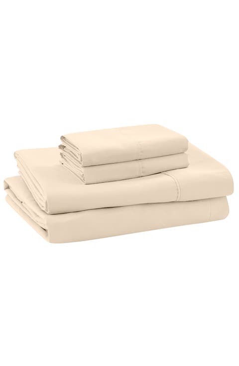 Solid Microfiber Sheet Set