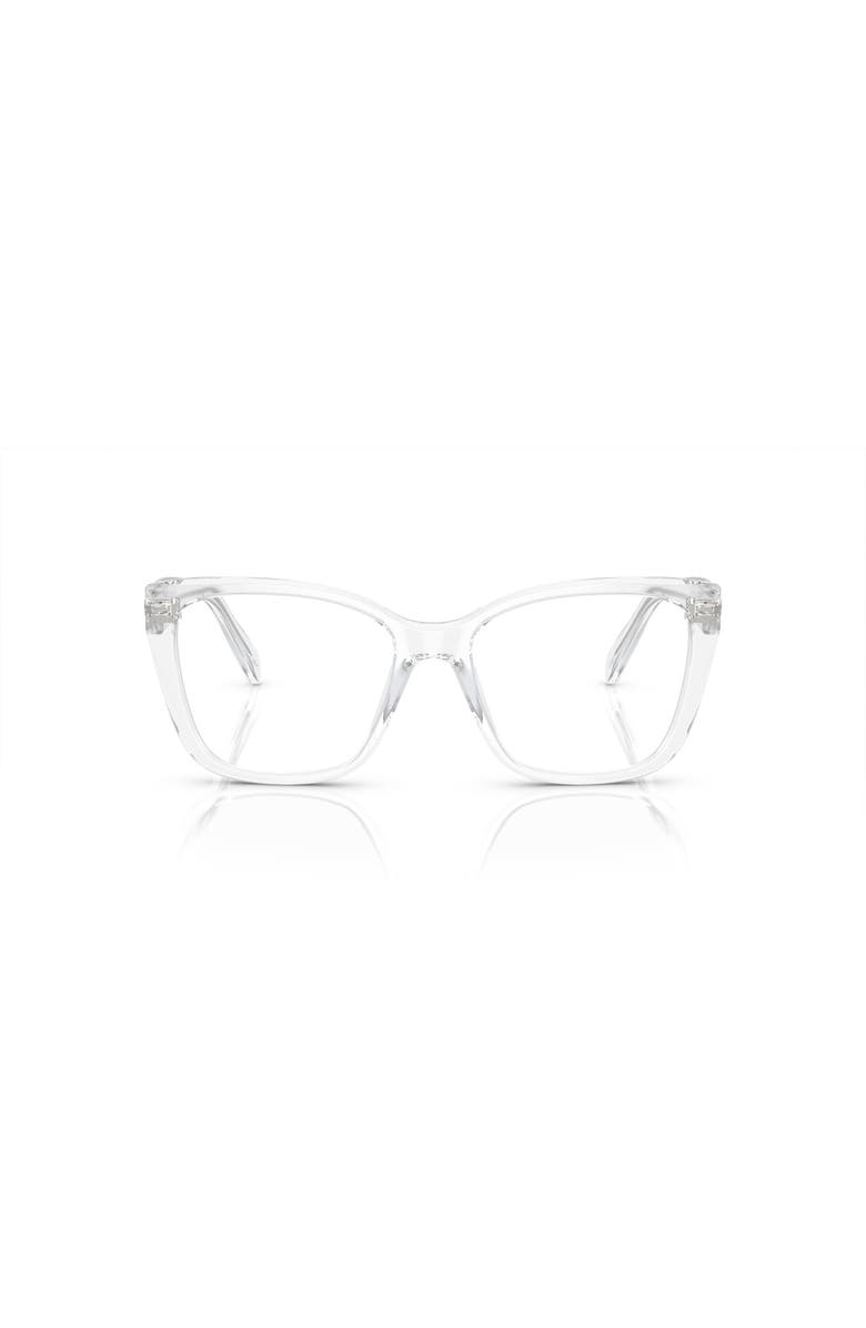 Swarovski 53mm Irregular optical glasses, Alternate, color, Transparent