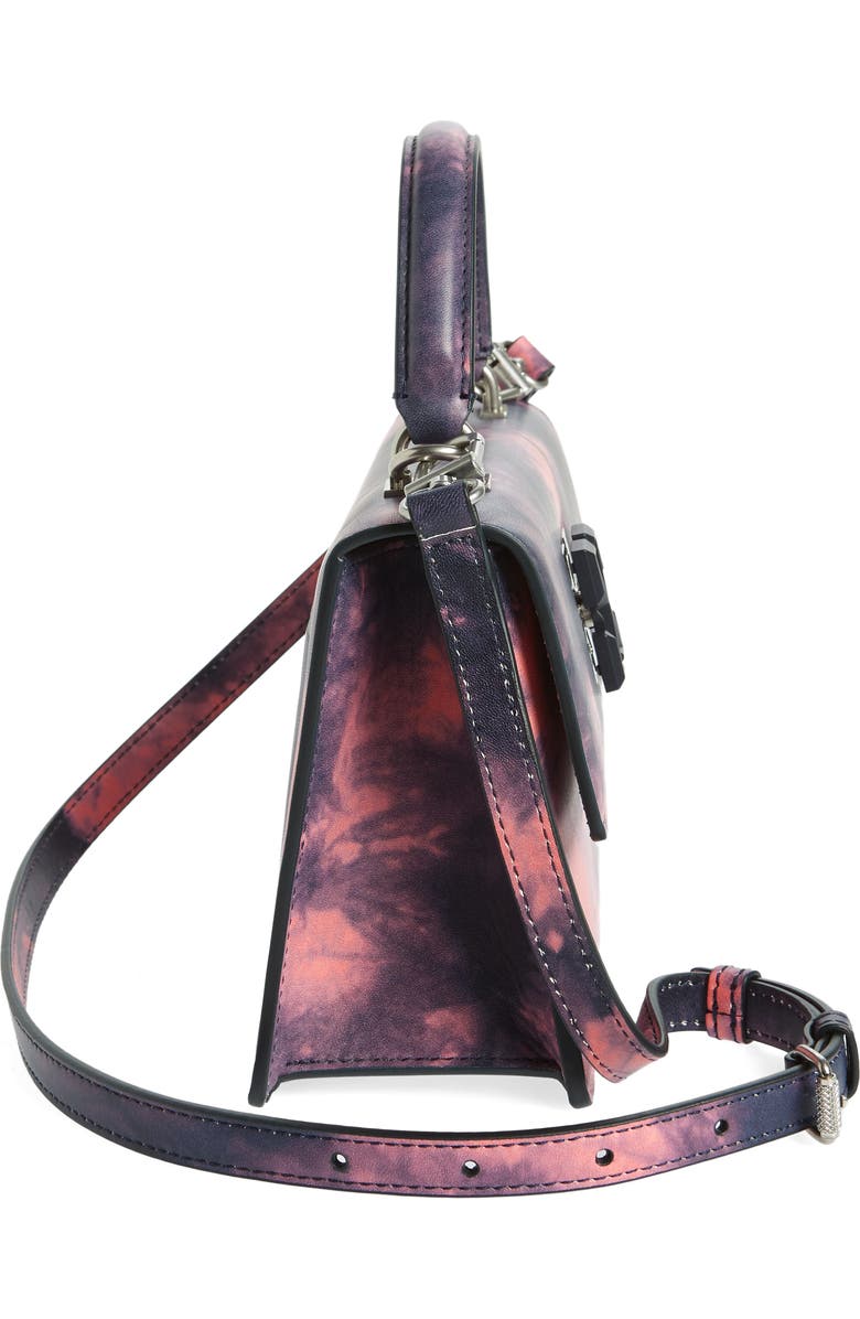 Off-White Jitney Logo Leather Handbag, Alternate, color,