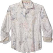 Tommy Bahama Saldana Paisley Cotton & Silk Button-Up Shirt