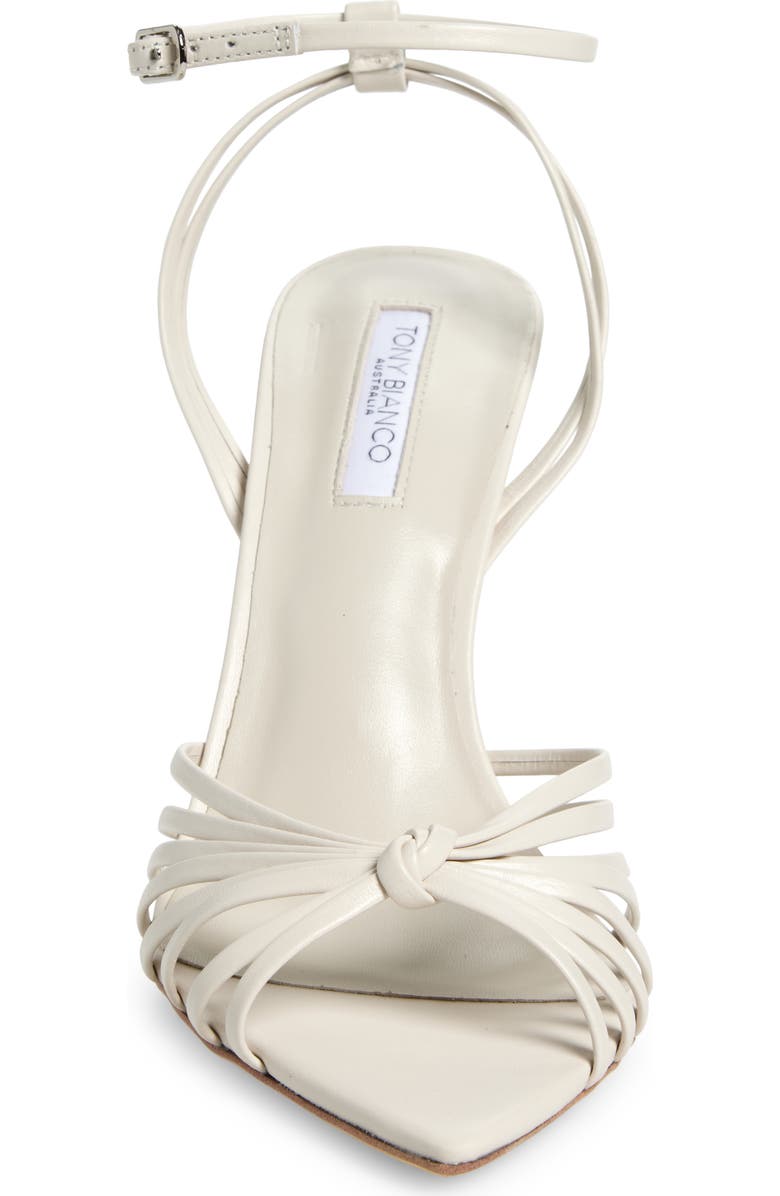 Tony Bianco Maxos Ankle Strap Pointed Toe Sandal, Alternate, color, Bone Venice