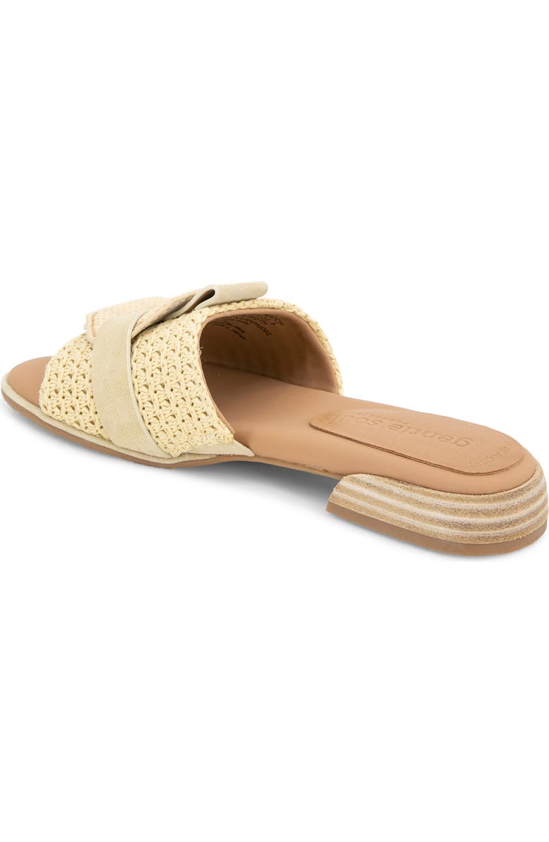 Gentle Souls Hudson Slide Sandal, Alternate, color, Natural Raffia