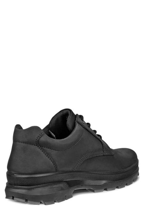Ecco Track Waterproof Plain Toe Derby In Black