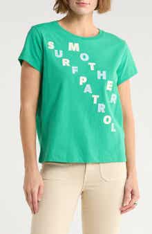 MOTHER The Goodie Goodie Embellished Cotton Graphic T-Shirt