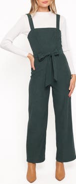 Petal & Pup Selena Belted Corduroy Overalls