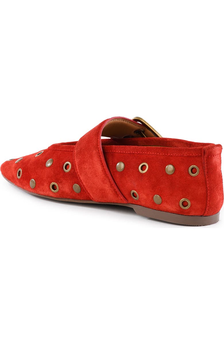 Seychelles Abbey Pointed Toe Flat, Alternate, color, Red