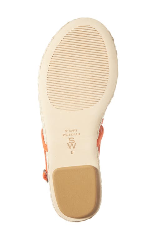 Stuart Weitzman Felicity Slingback Espadrille Sandal In Paradise