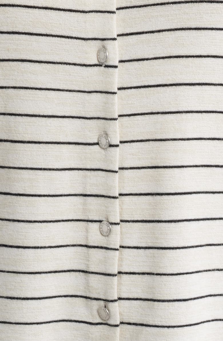 rag & bone/JEAN The Knit Stripe Boxy Cardigan, Alternate, color, Cream Stripe
