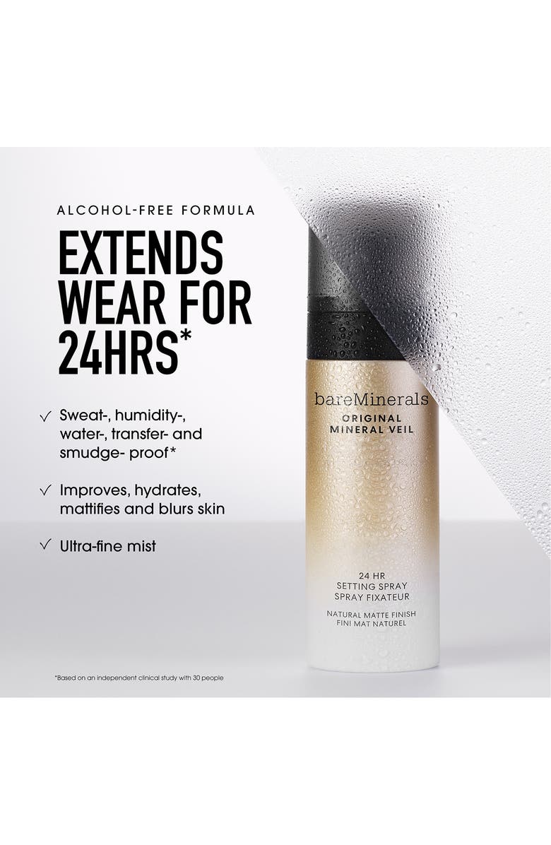 bareMinerals<sup>®</sup> ORIGINAL Mineral Veil 24-Hour Natural Matte Setting Spray, Alternate, color,