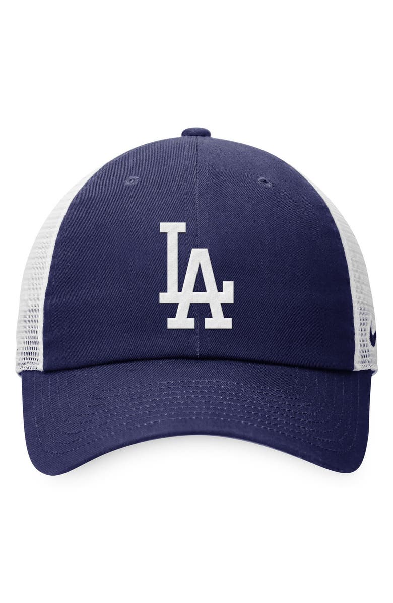 Nike Men's Nike Royal Los Angeles Dodgers Club Trucker Adjustable Hat, Alternate, color, 