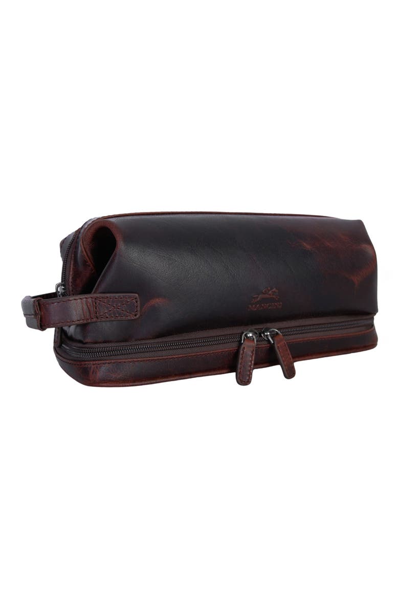 Buffalo Collection Organizer Toiletry Bag, Alternate, color, BROWN