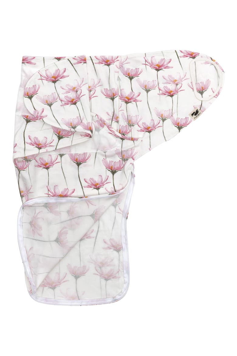 Organic Snugababe Swaddle Sleep Pod with Arm Inserts, Alternate, color, PINK/ GREEN