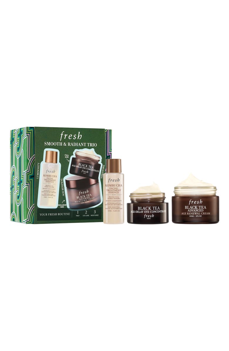 Fresh<sup>®</sup> Smooth & Radiant Skin Care Trio $141 Value, Main, color, 