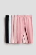 H&M 5-pack Cotton Capri Leggings