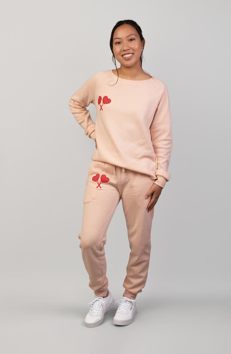Love All Tennis Women
s Sloane Sweatpants, Alternate, color, Blush