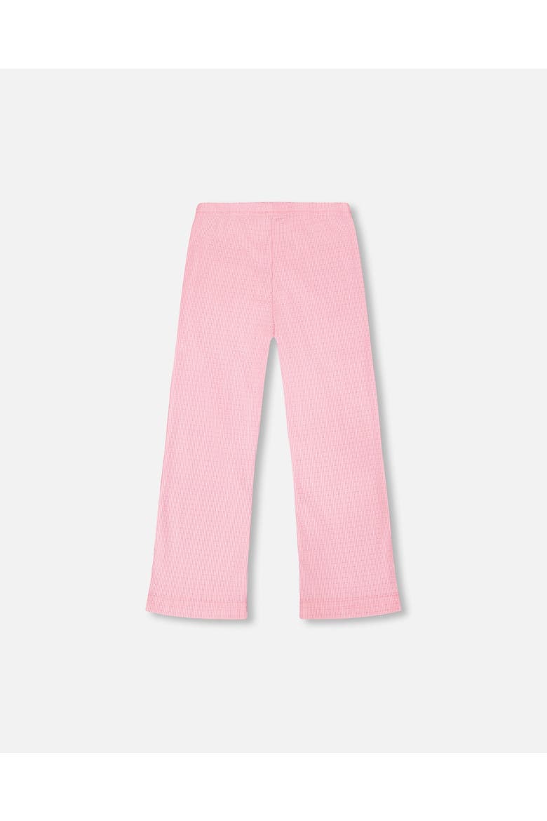 Crinkle Jersey Flared Bottom Leggings, Alternate, color, Pink