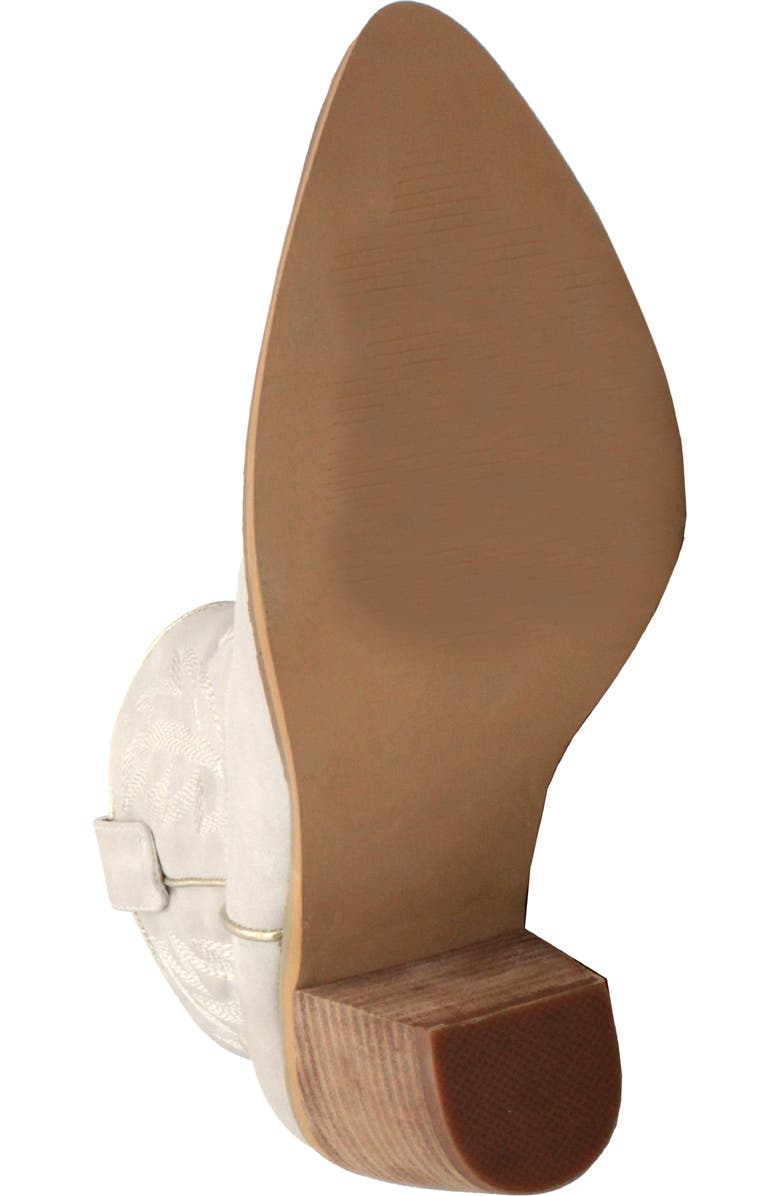 Very Volatile Taylor Metal Toe Western Boot, Alternate, color, Off White