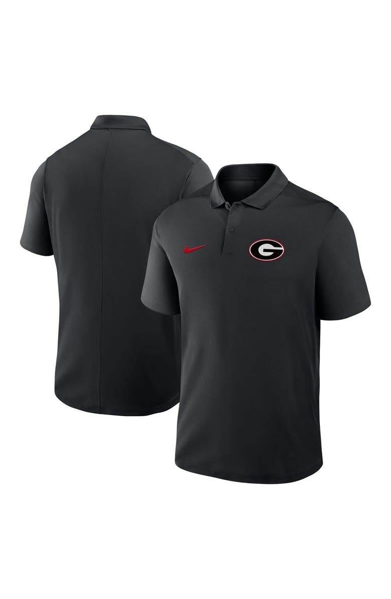 Nike Men's Nike Black Georgia Bulldogs Primetime Victory Primary Logo Performance Polo, Main, color, 