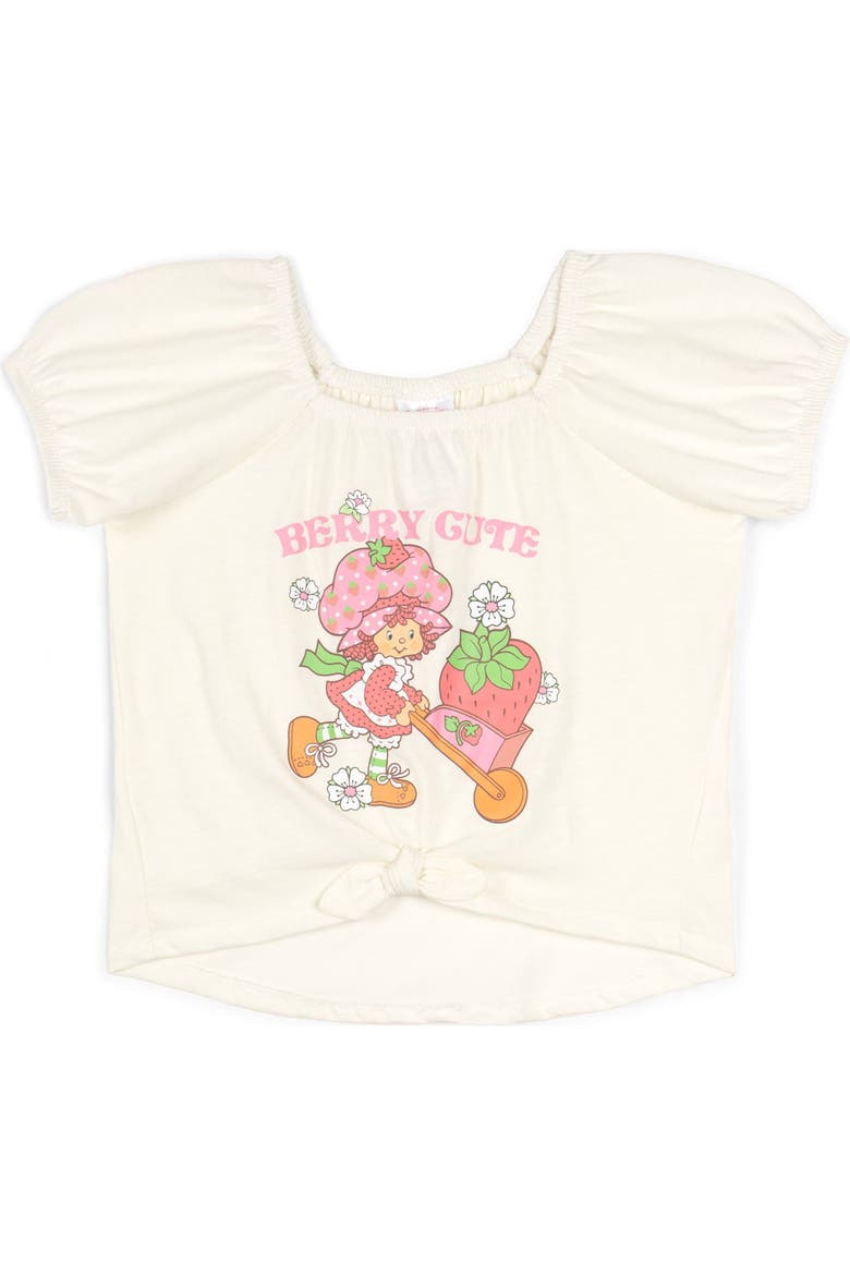 Tee and Bubble Skirt Set, Alternate, color, Vanilla Bonbon Pink