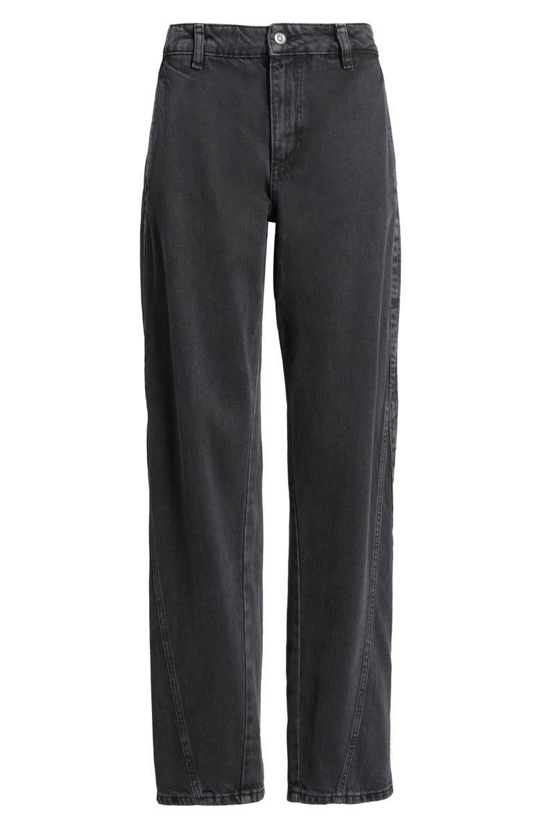 BOSS Daelya Straight Leg Jeans, Alternate, color, Dark Grey