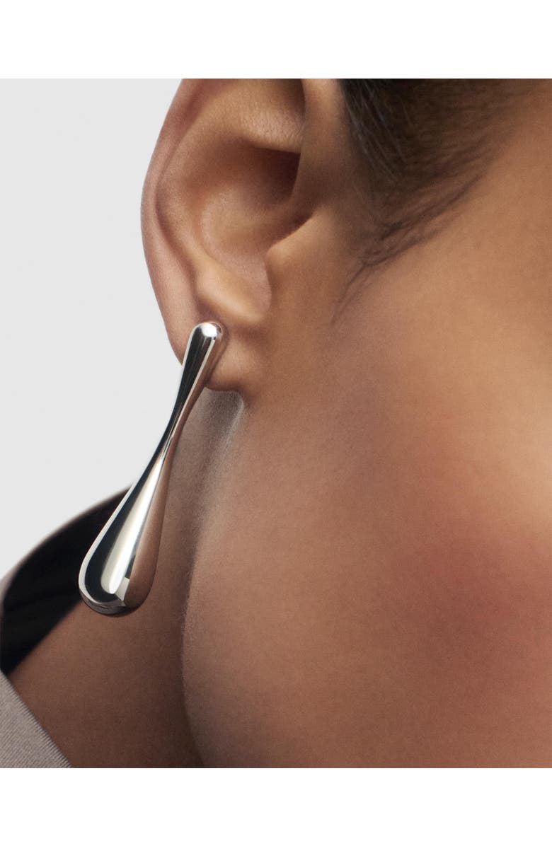 PDPAOLA Glacier earrings, Alternate, color, Silver