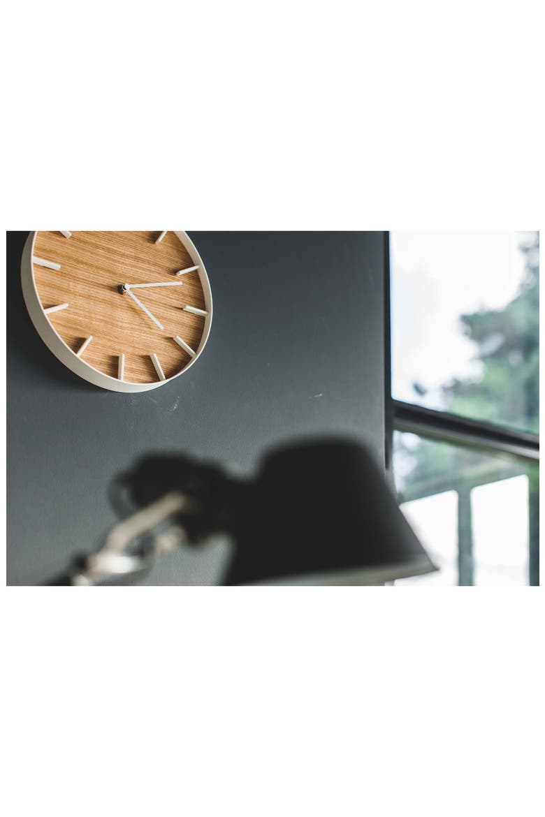 Rin Wall Clock, Alternate, color, NATURAL
