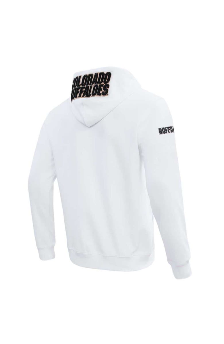 PRO STANDARD Men's Pro Standard White Colorado Buffaloes Classic Full-Zip Hoodie, Alternate, color, 