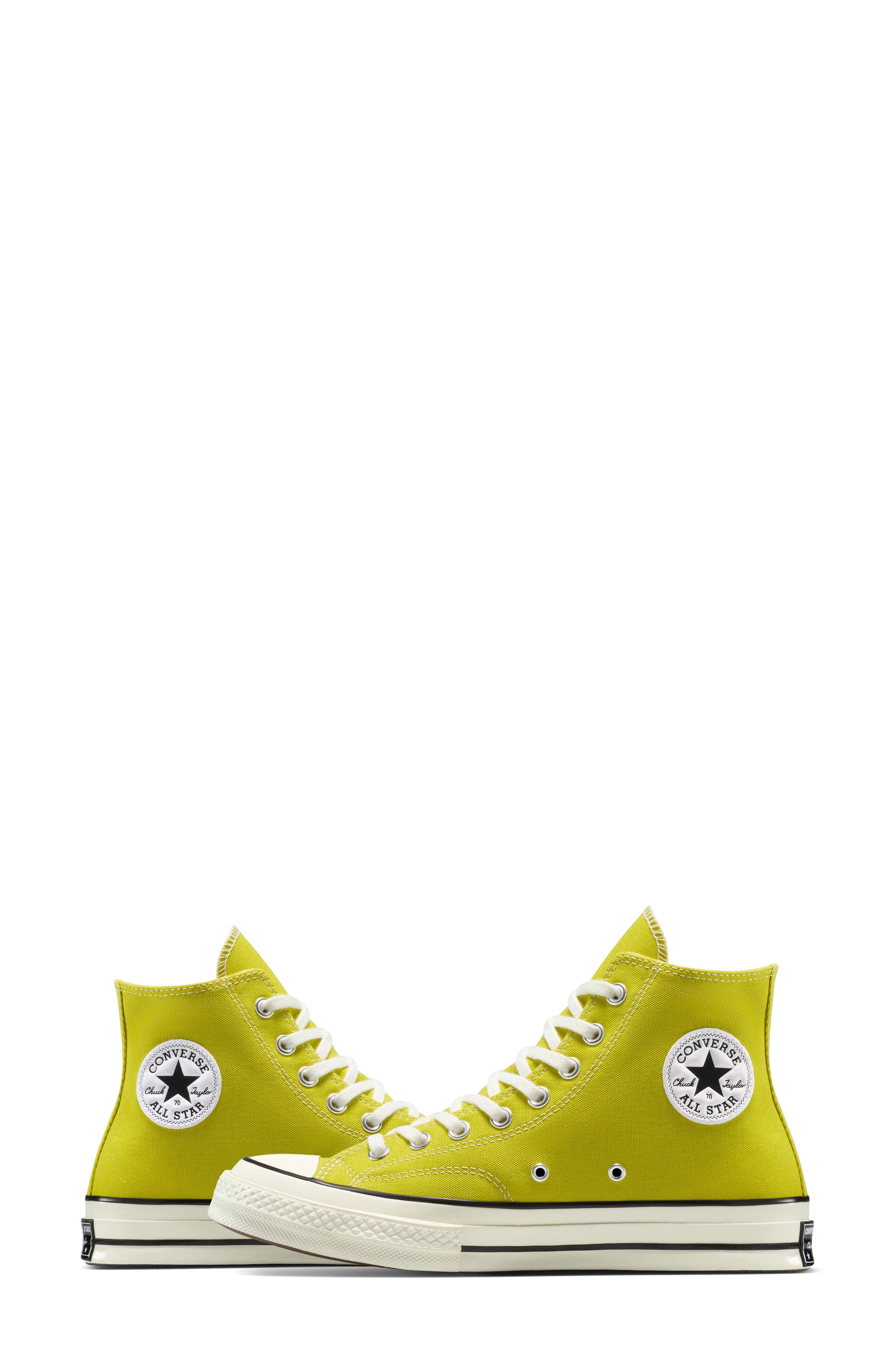 Converse Gender Inclusive Chuck 70 High Top Sneaker, Alternate, color, Moss Sauce/ Egret/ Black