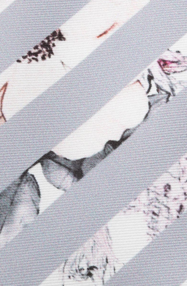 Cufflinks, Inc. Painted Floral Stripe Silk Tie, Alternate, color,