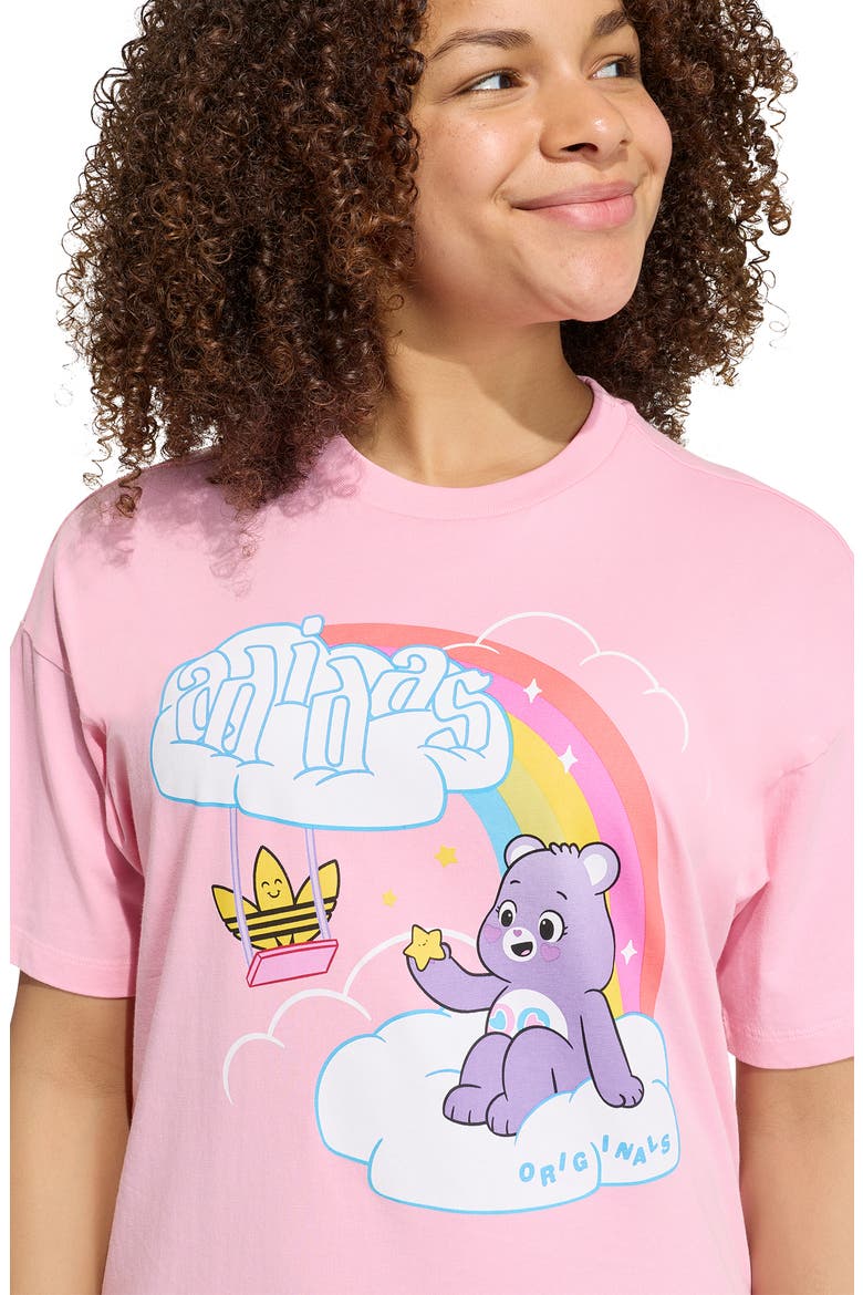 x Care Bears Cotton Graphic T-Shirt, Alternate, color, LIGHT PINK