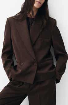MANGO Selection Double Breasted Suit Blazer